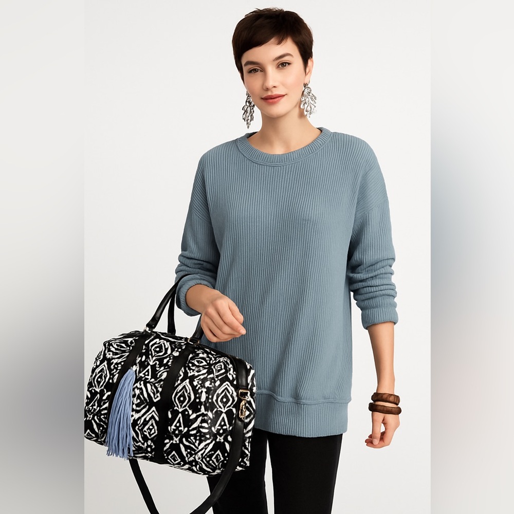 Women's Ribbed Tops - Picture 3 of 8